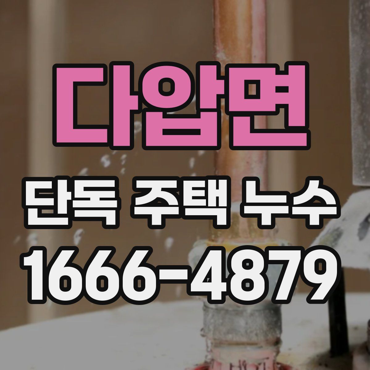 다압면 단독 주택 누수