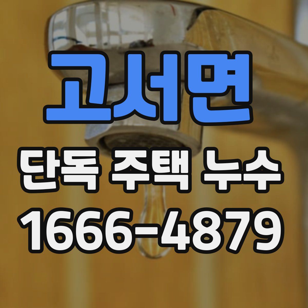 고서면 단독 주택 누수