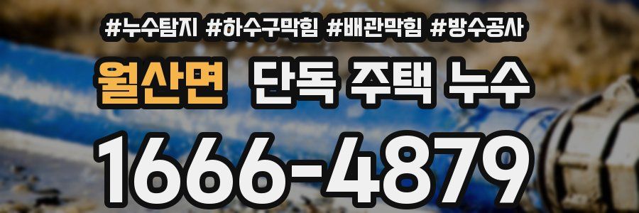 월산면 단독 주택 누수
