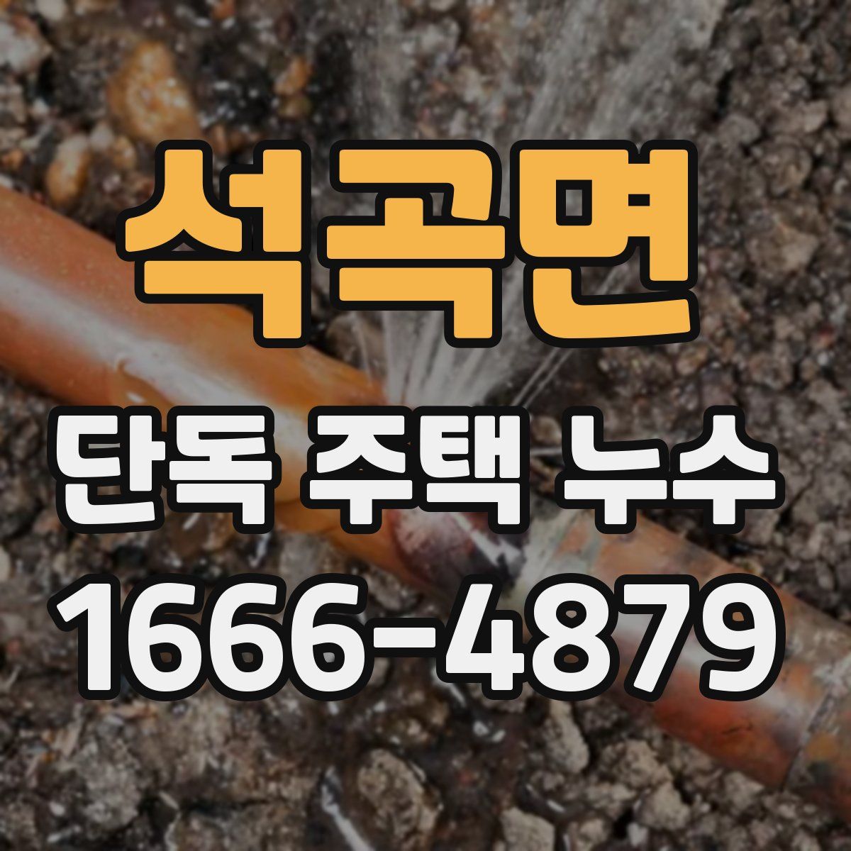 석곡면 단독 주택 누수