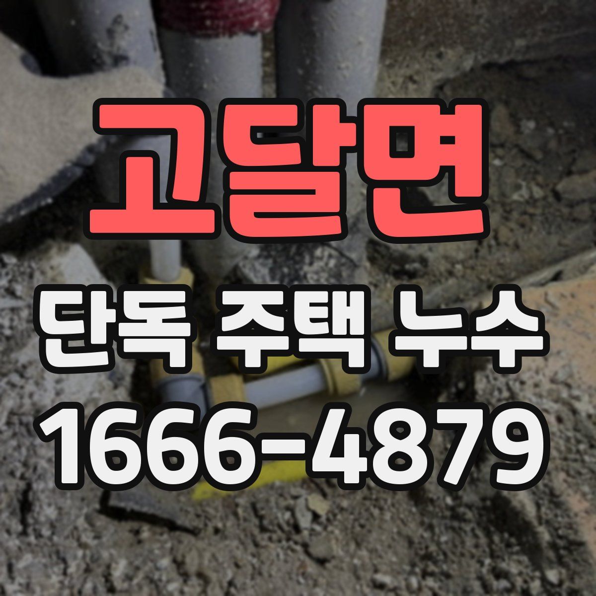 고달면 단독 주택 누수