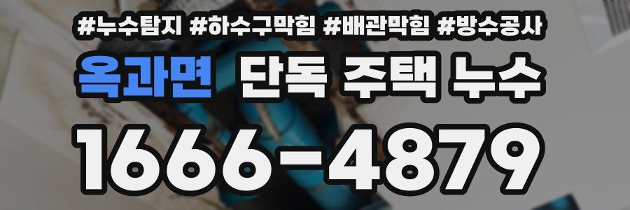 옥과면 단독 주택 누수
