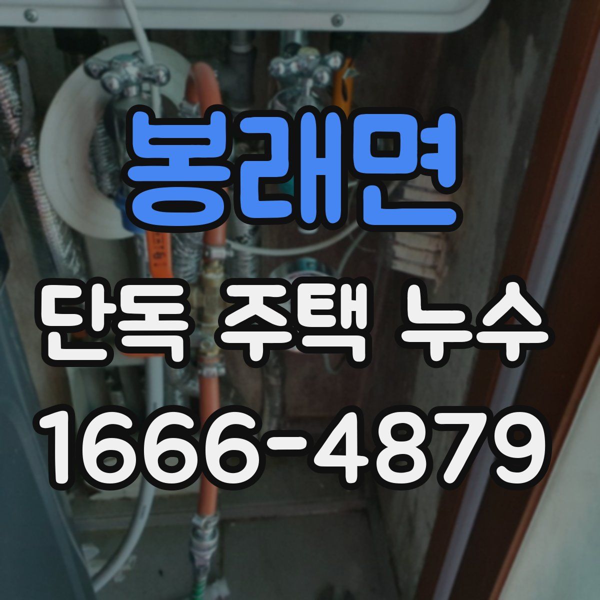 봉래면 단독 주택 누수