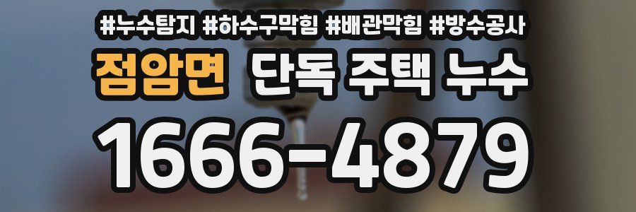 점암면 단독 주택 누수