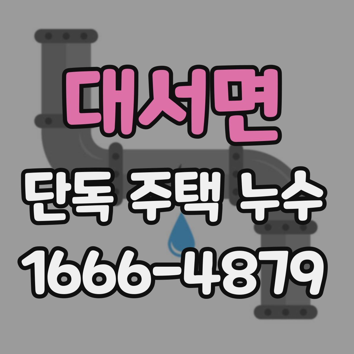 대서면 단독 주택 누수