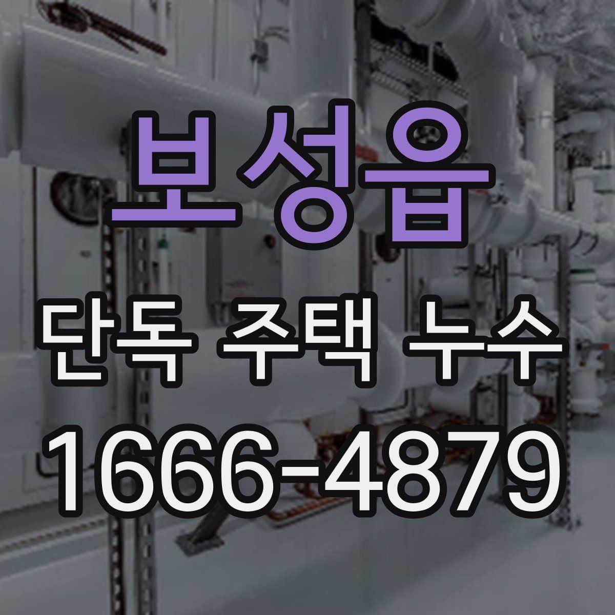 보성읍 단독 주택 누수