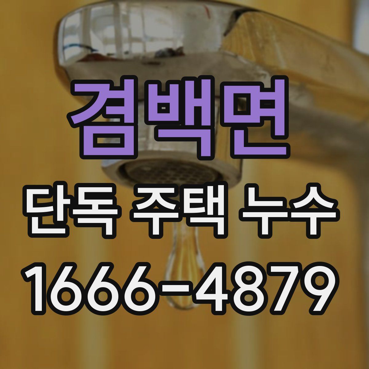 겸백면 단독 주택 누수