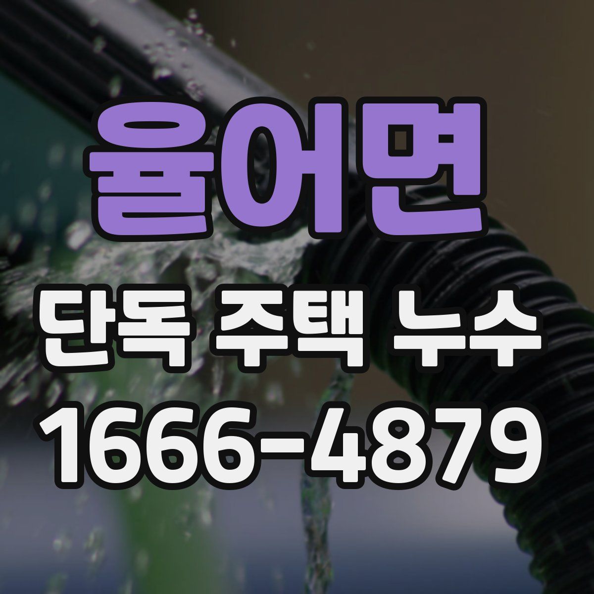 율어면 단독 주택 누수