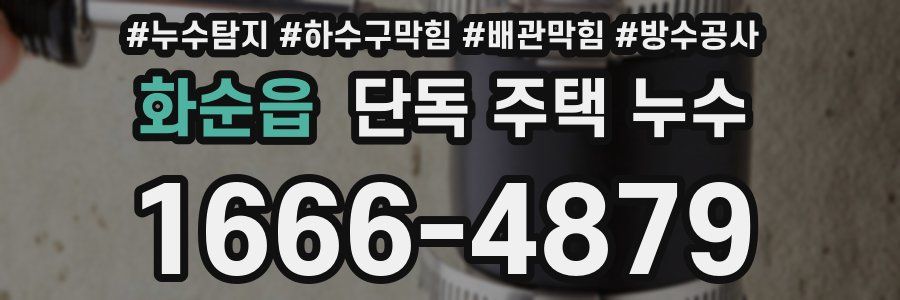 화순읍 단독 주택 누수