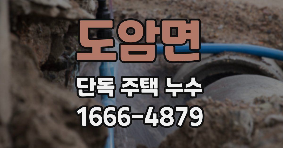 도암면 단독 주택 누수