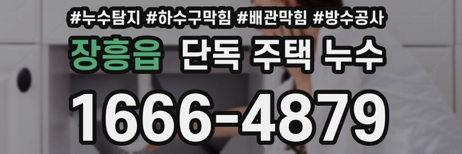 장흥읍 단독 주택 누수