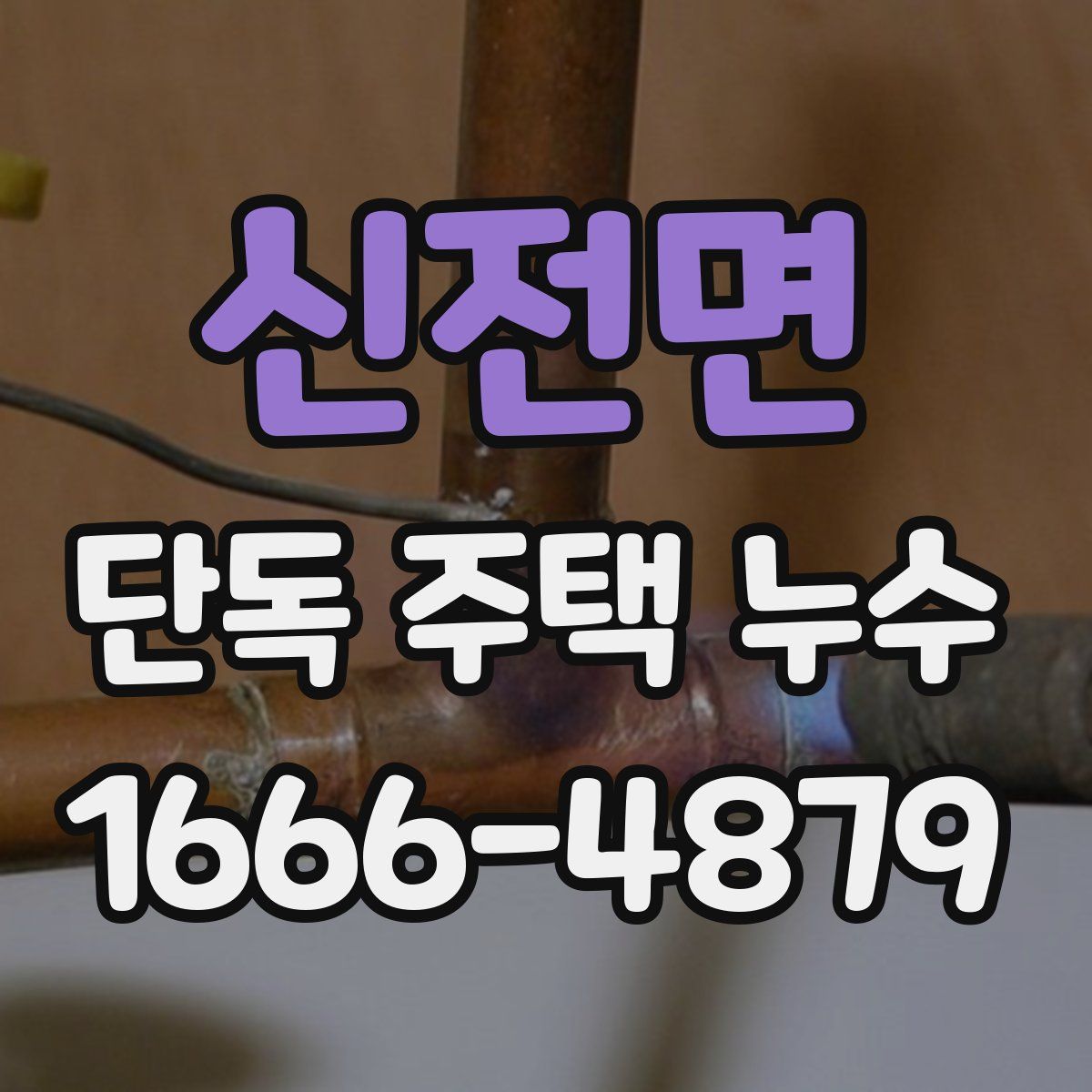신전면 단독 주택 누수