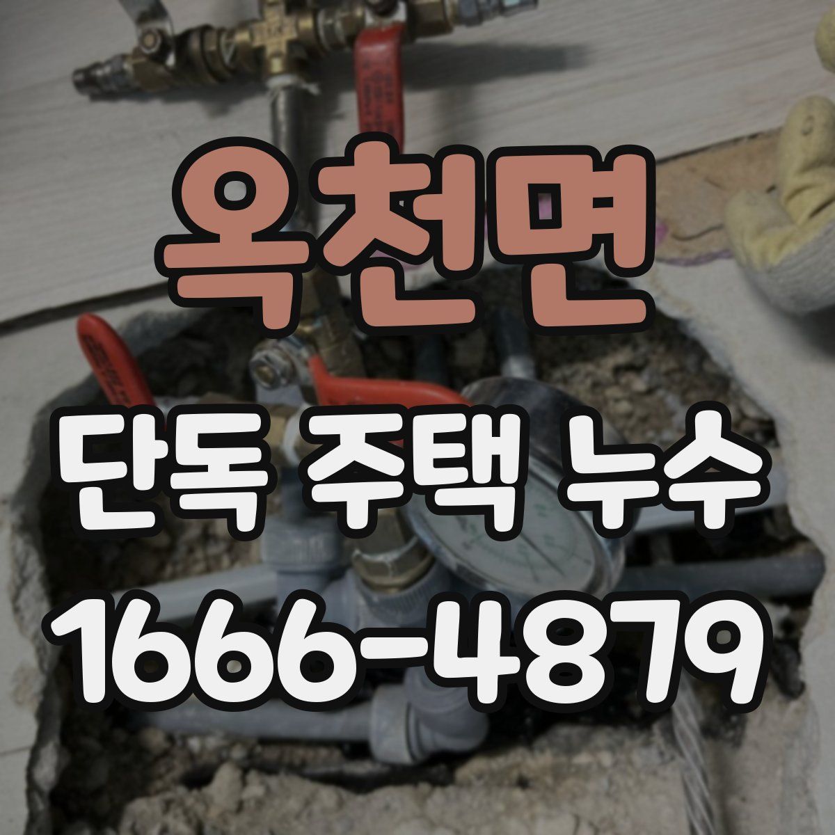 옥천면 단독 주택 누수