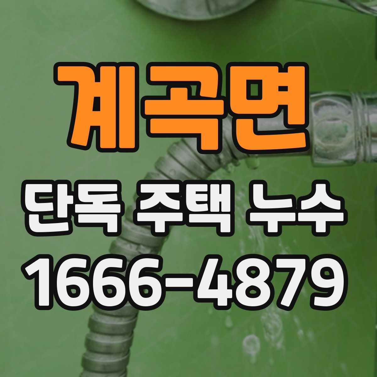 계곡면 단독 주택 누수