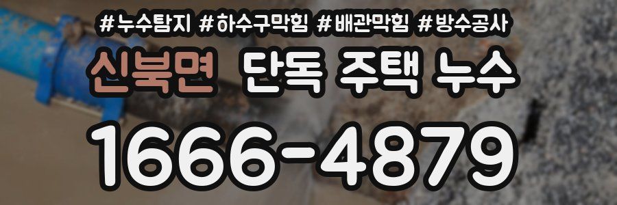 신북면 단독 주택 누수