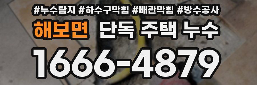 해보면 단독 주택 누수