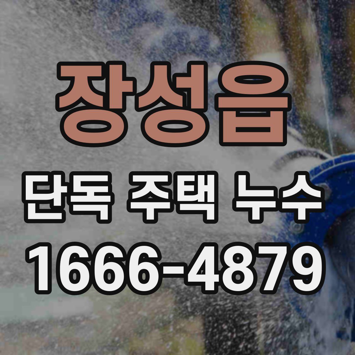 장성읍 단독 주택 누수