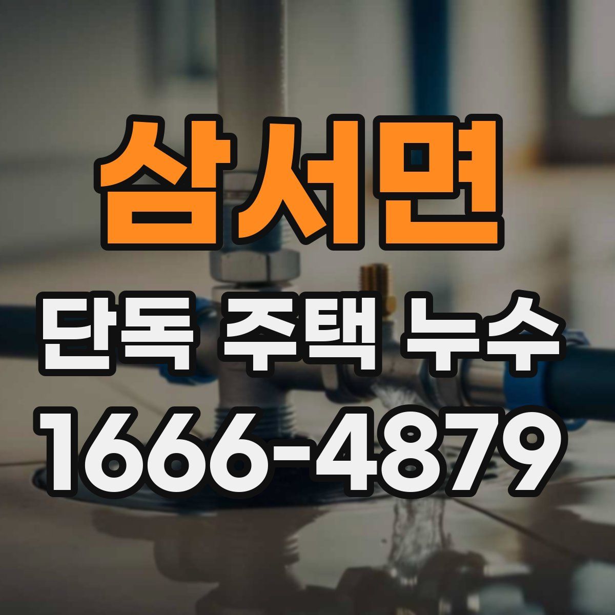 삼서면 단독 주택 누수