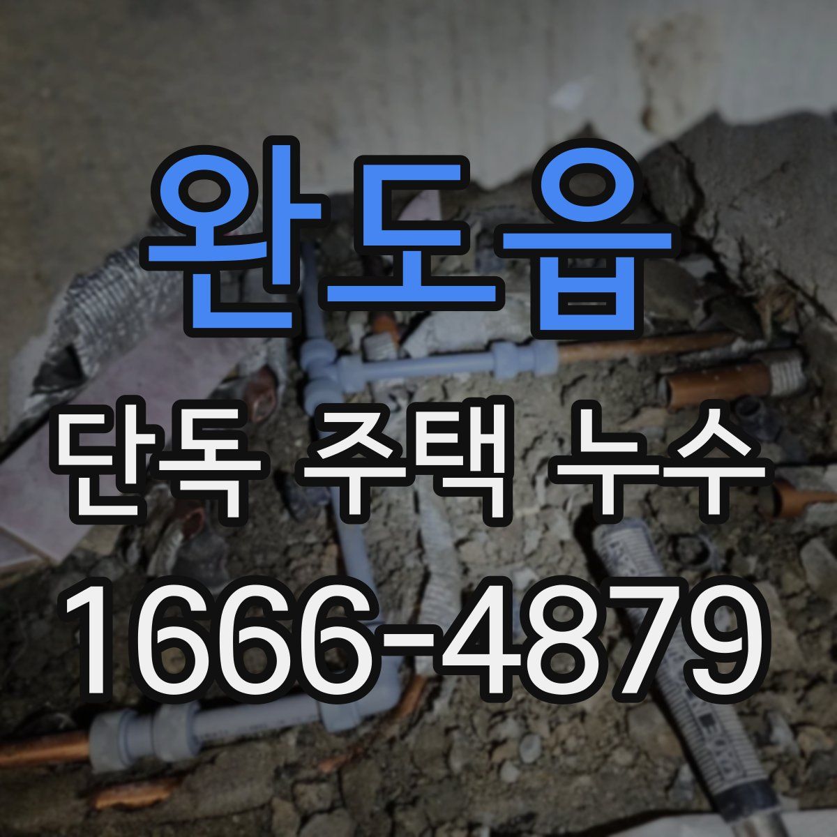 완도읍 단독 주택 누수
