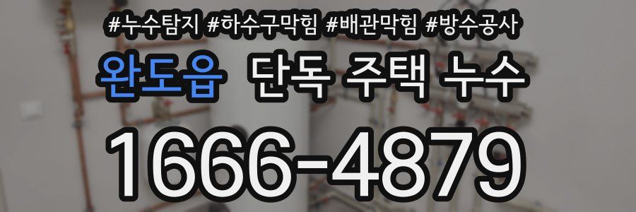 완도읍 단독 주택 누수