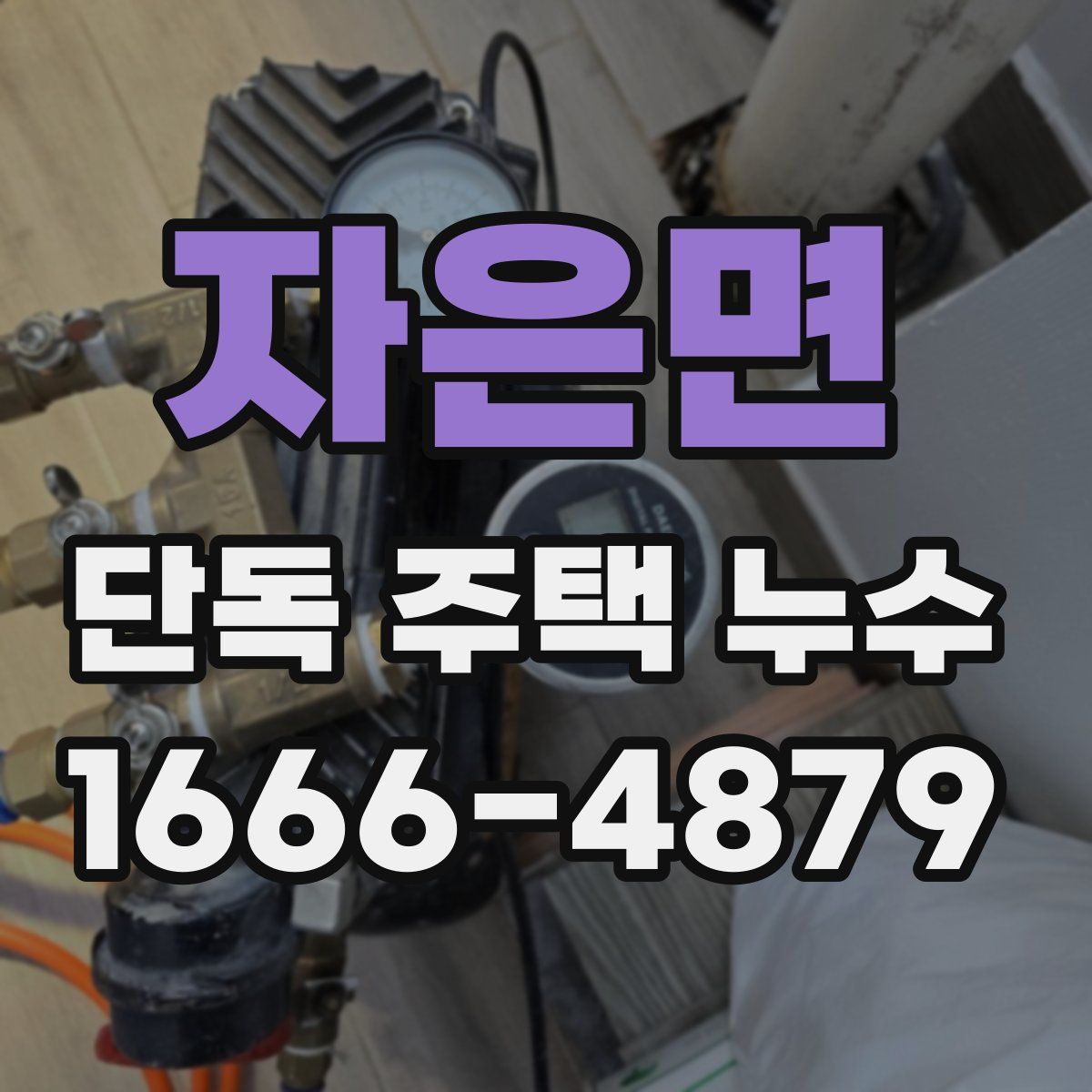 자은면 단독 주택 누수