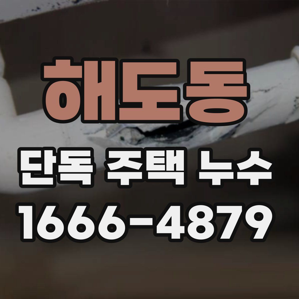 해도동 단독 주택 누수
