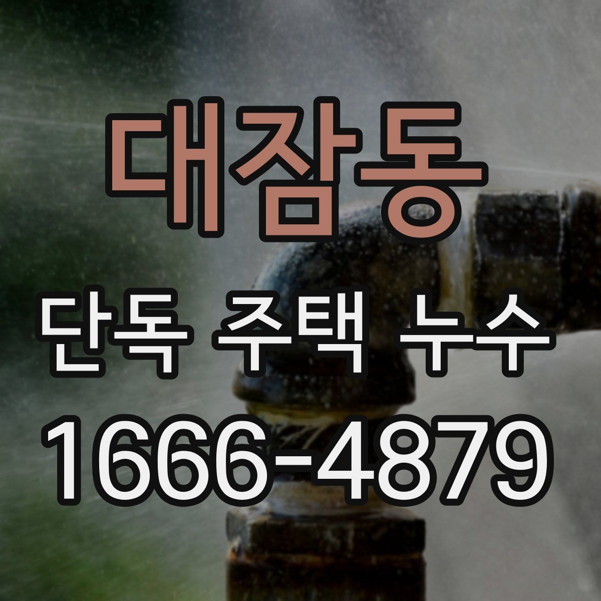 대잠동 단독 주택 누수