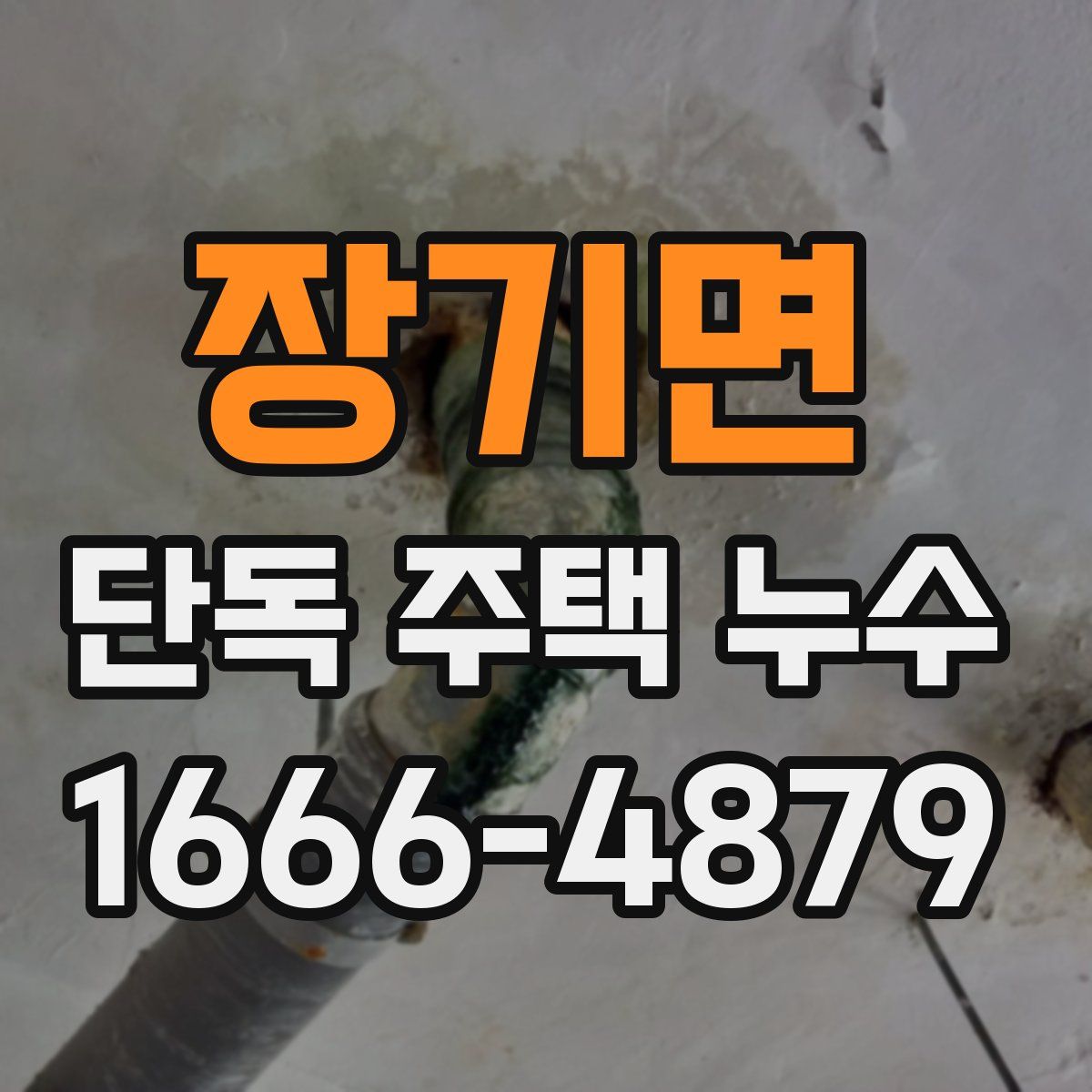 장기면 단독 주택 누수