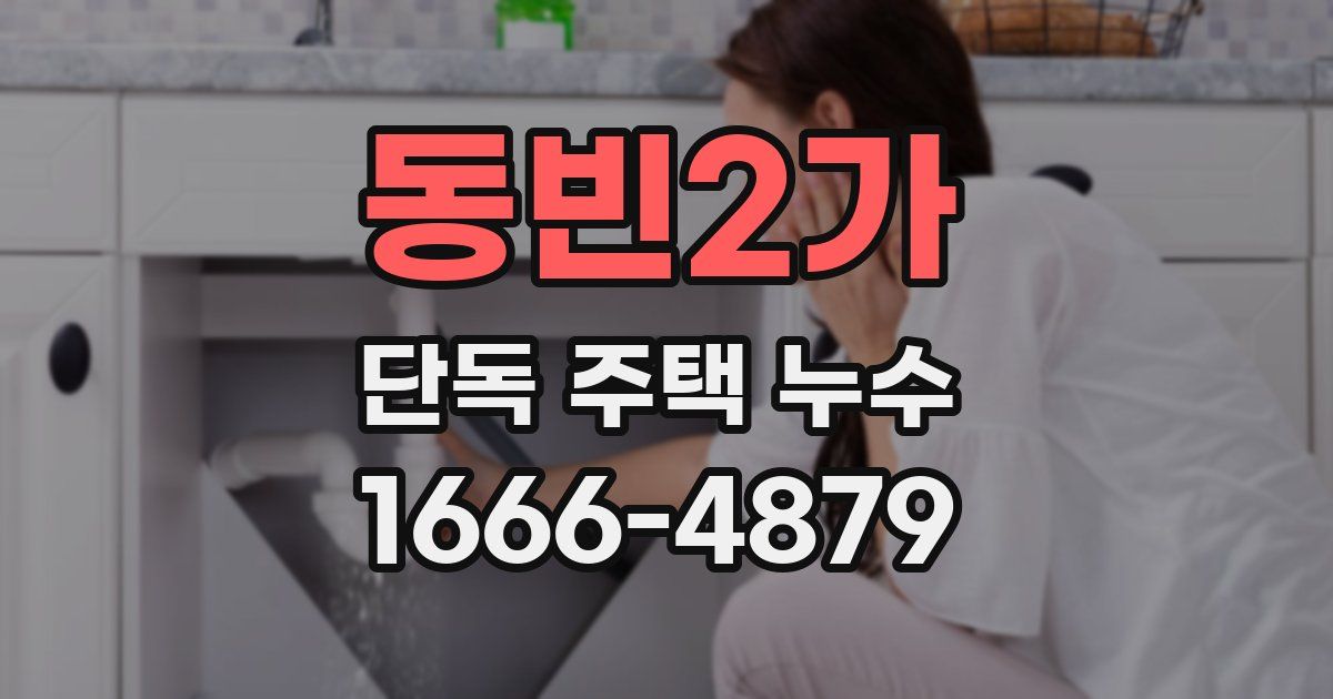 동빈2가 단독 주택 누수