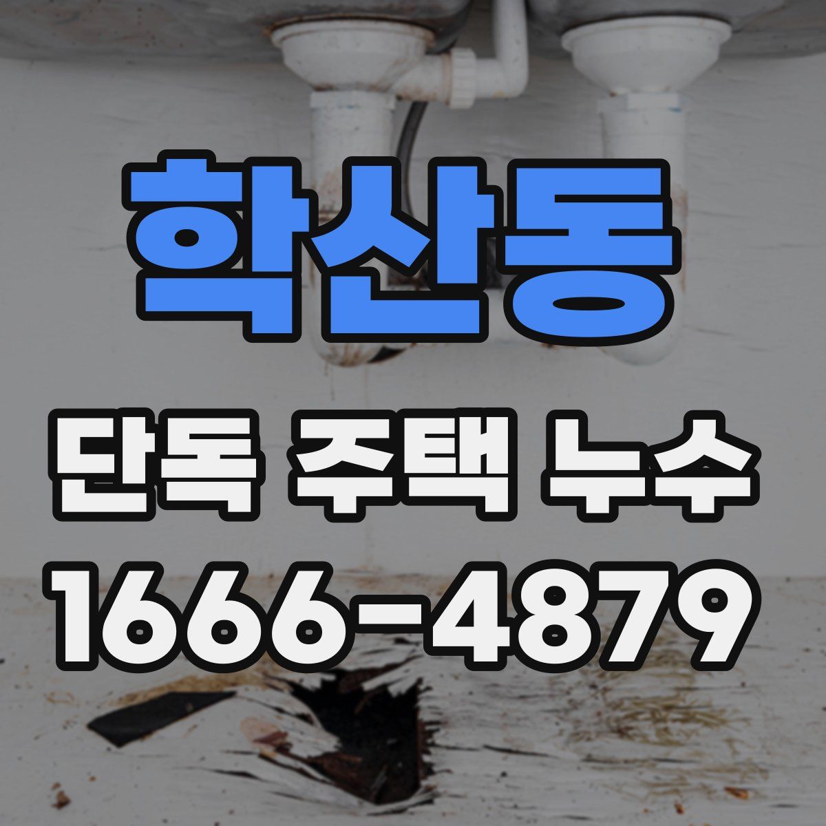 학산동 단독 주택 누수