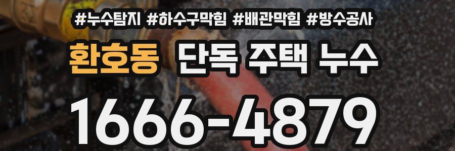 환호동 단독 주택 누수