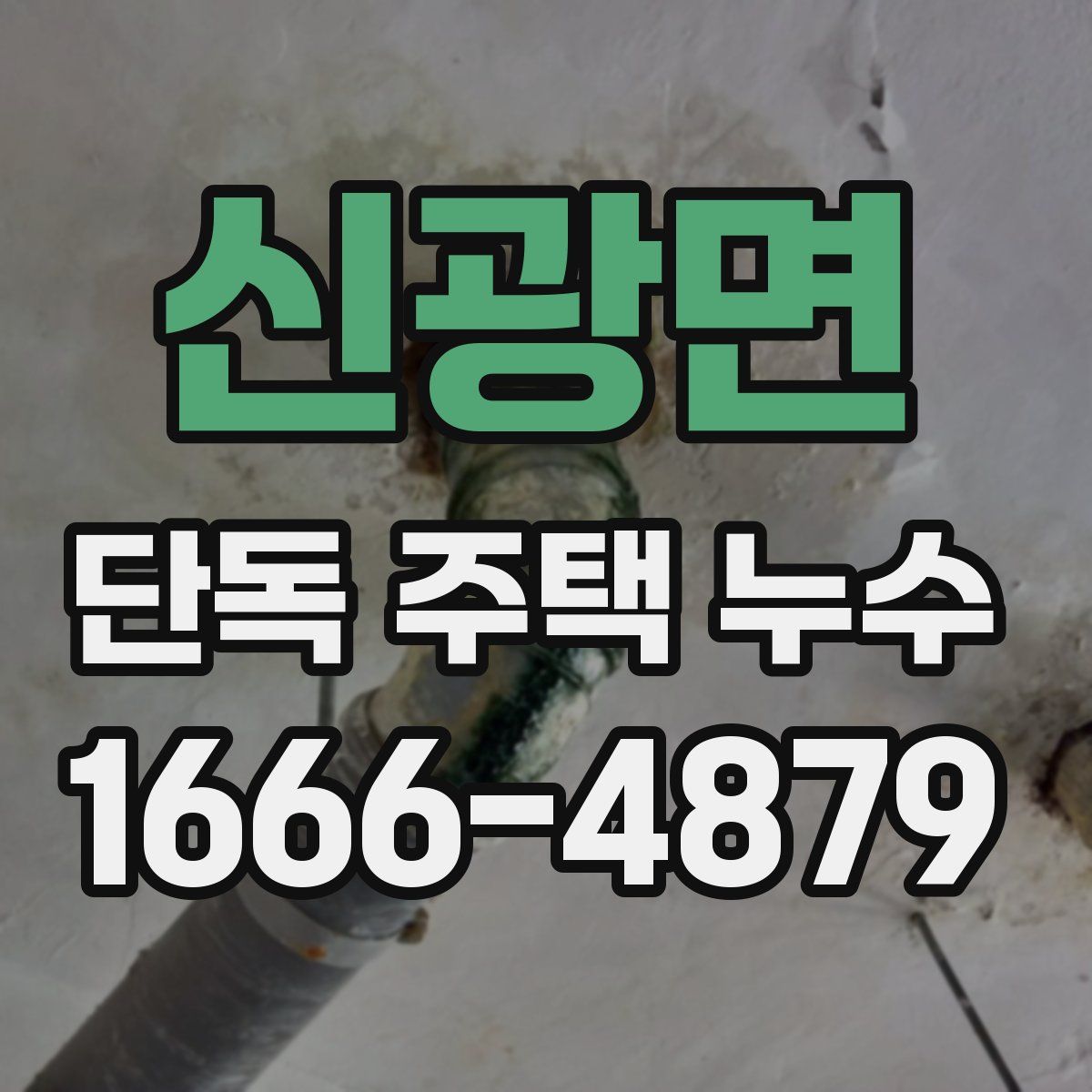 신광면 단독 주택 누수
