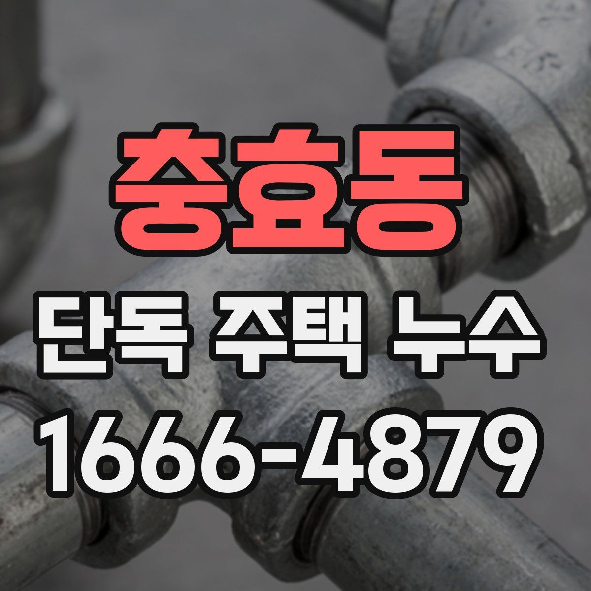충효동 단독 주택 누수