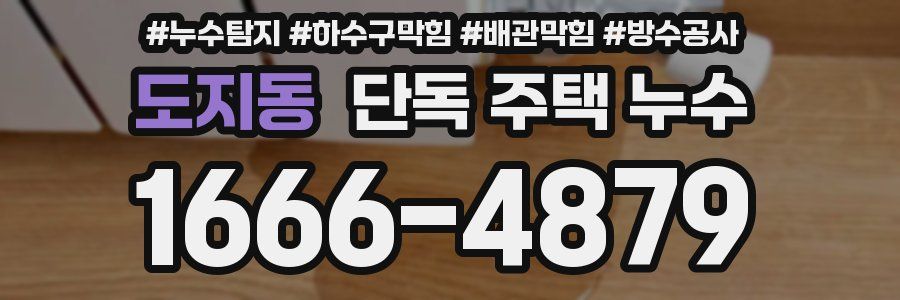 도지동 단독 주택 누수