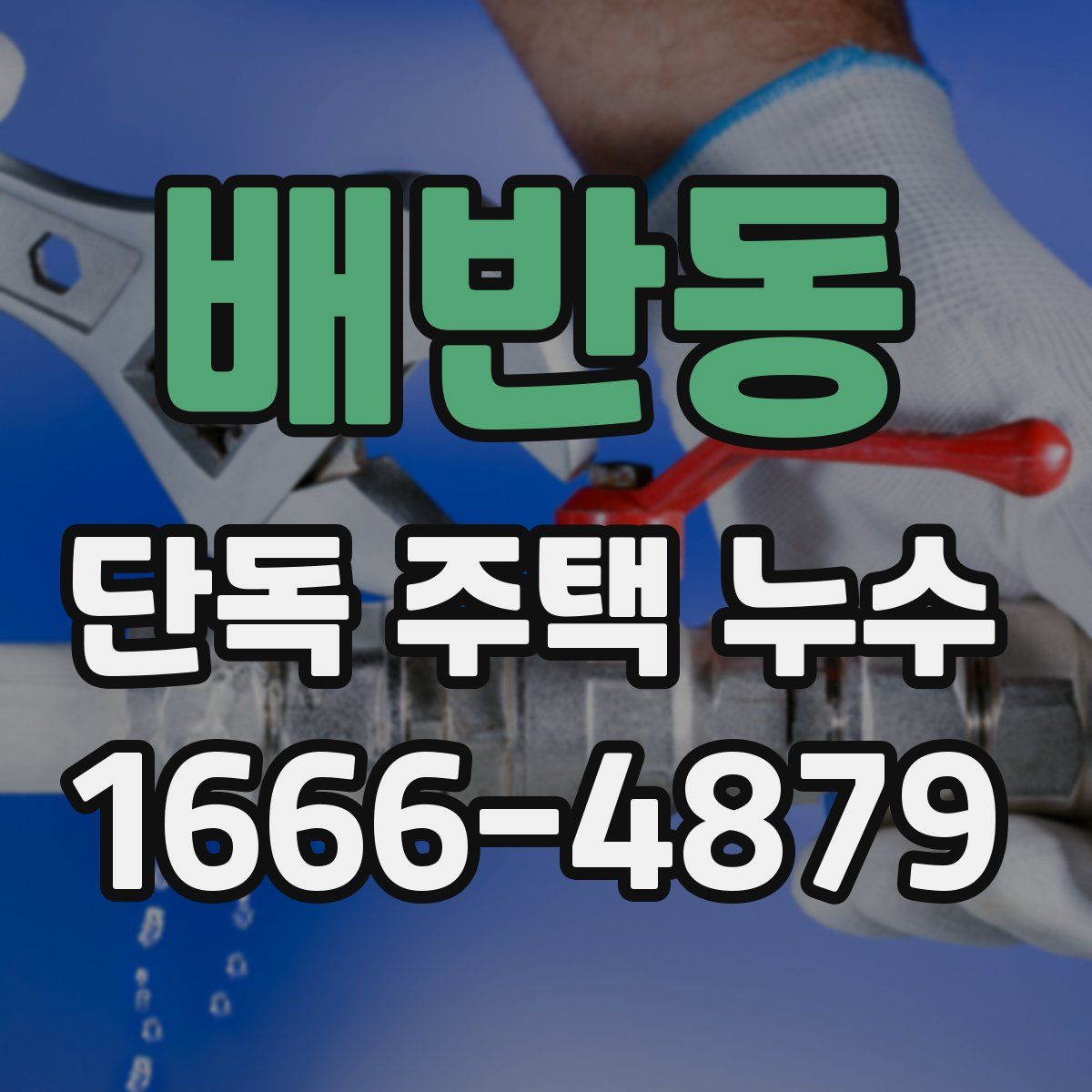 배반동 단독 주택 누수