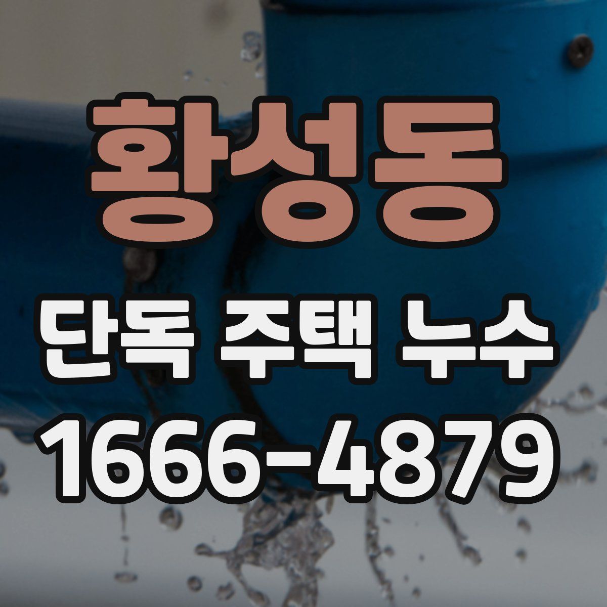 황성동 단독 주택 누수
