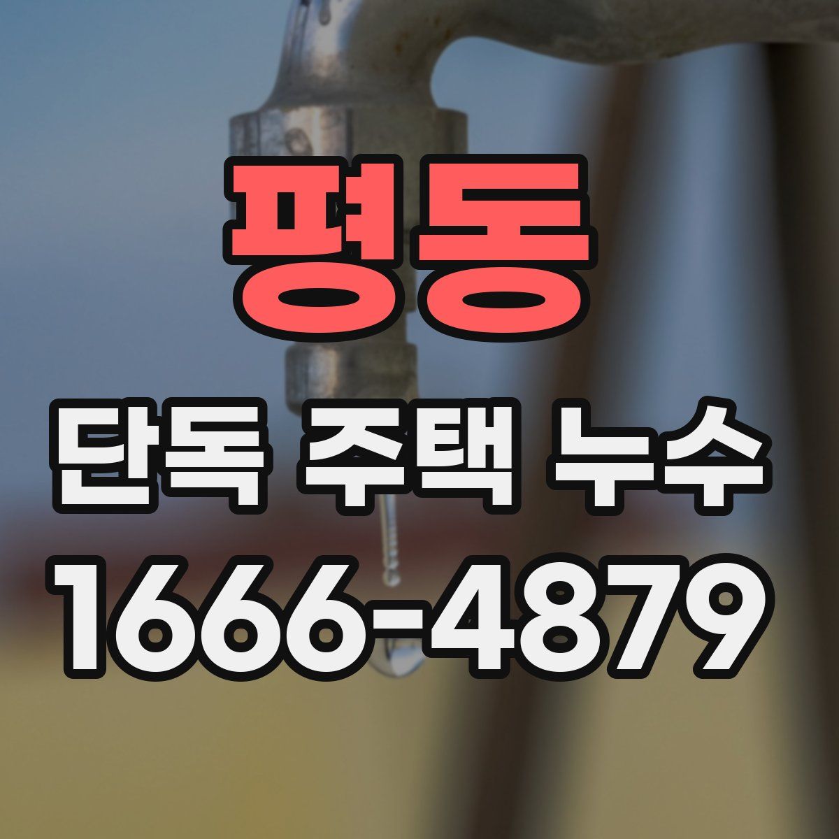 평동 단독 주택 누수