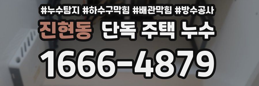 진현동 단독 주택 누수