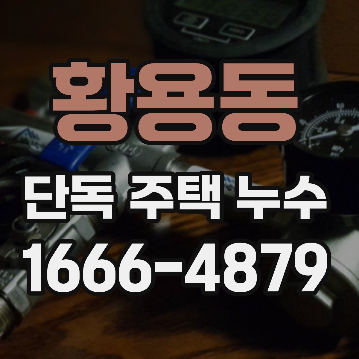 황용동 단독 주택 누수