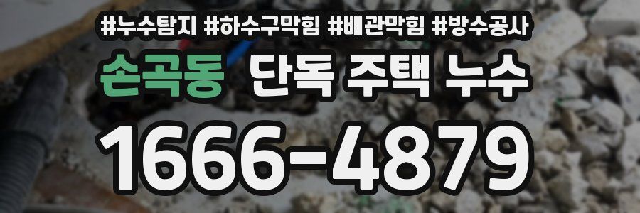 손곡동 단독 주택 누수