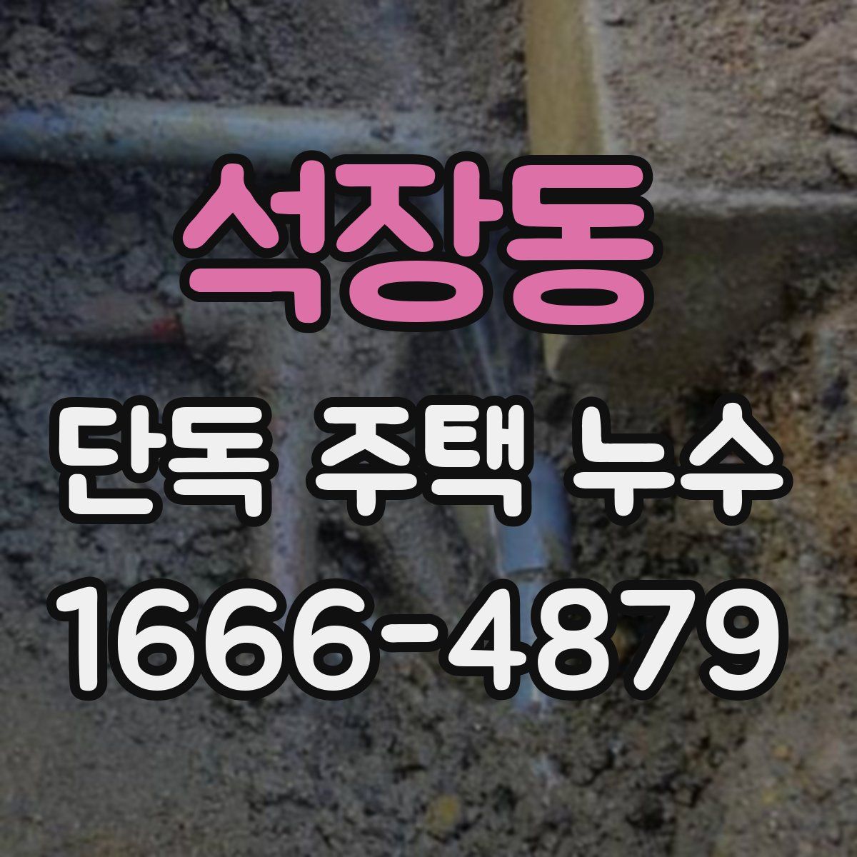 석장동 단독 주택 누수