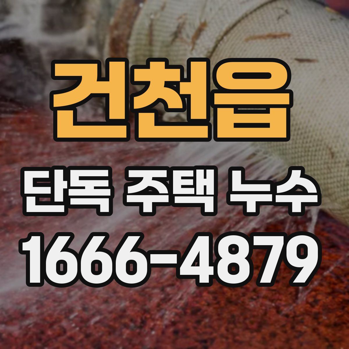 건천읍 단독 주택 누수