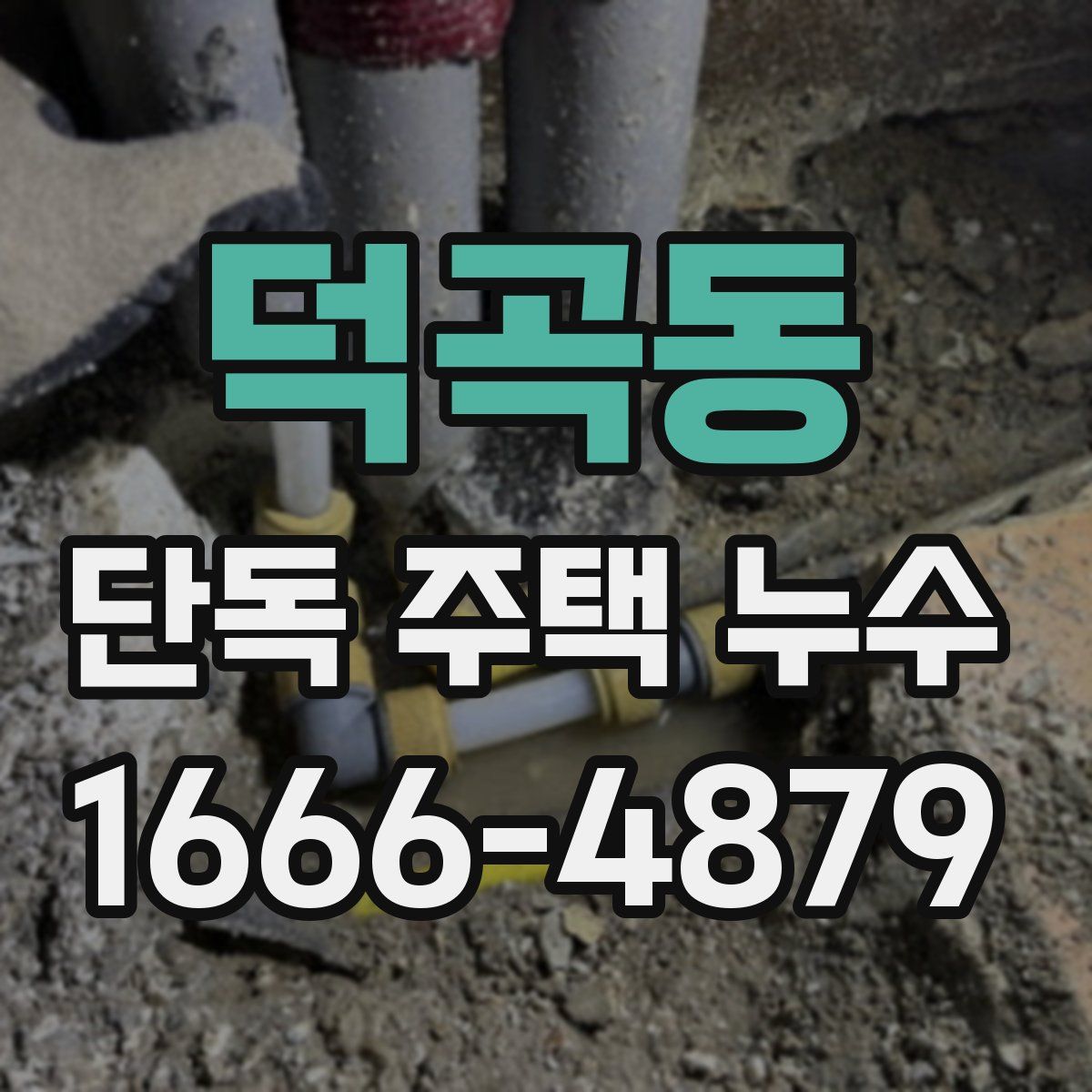 덕곡동 단독 주택 누수