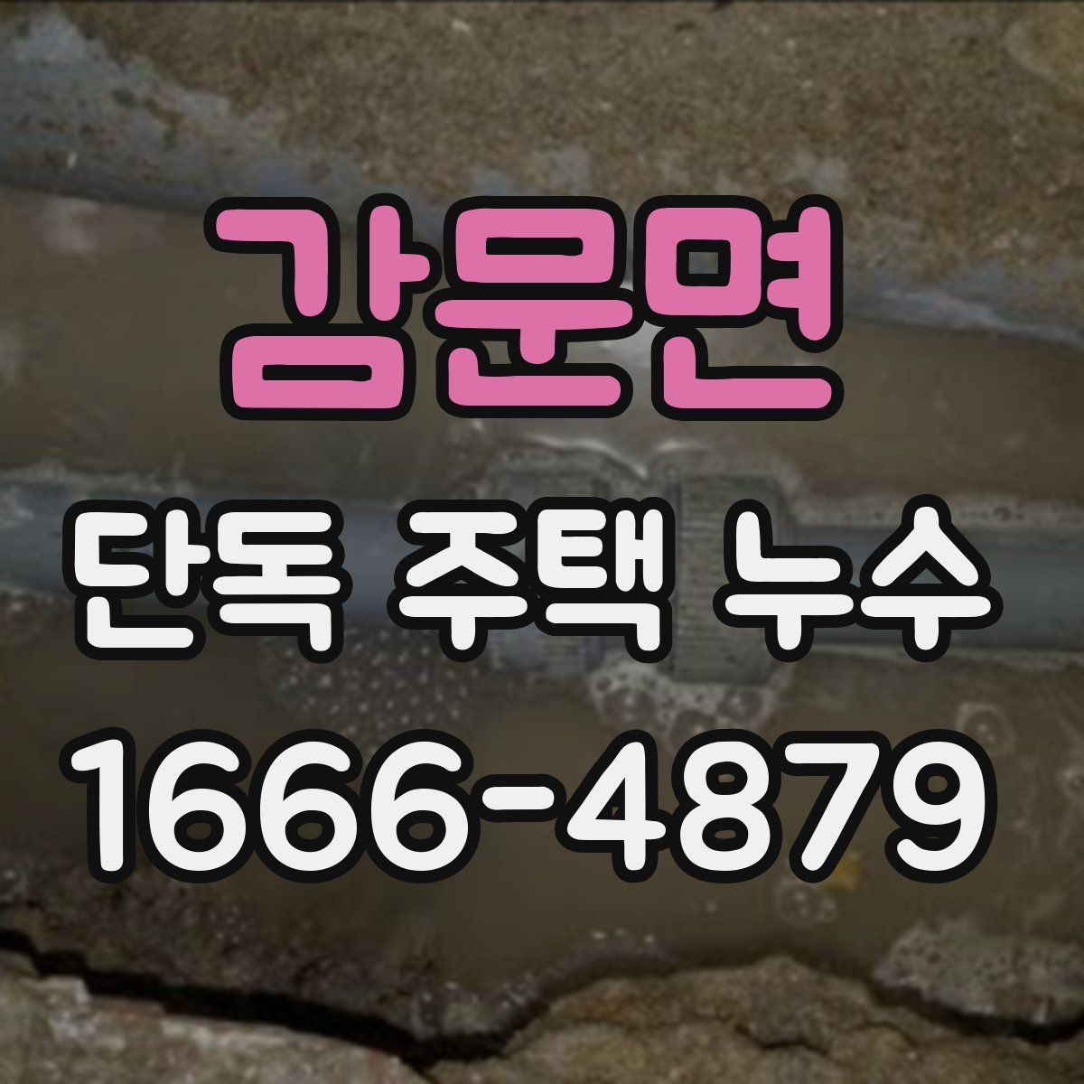 감문면 단독 주택 누수