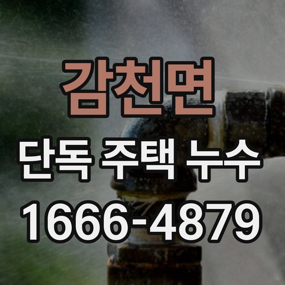 감천면 단독 주택 누수 보수 전 실내 정리 방법
