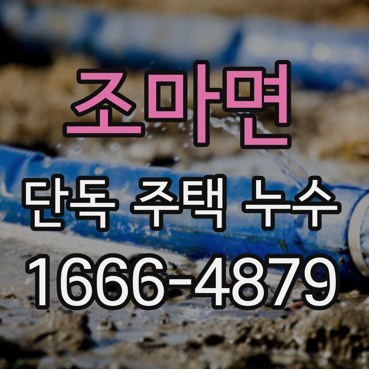 조마면 단독 주택 누수