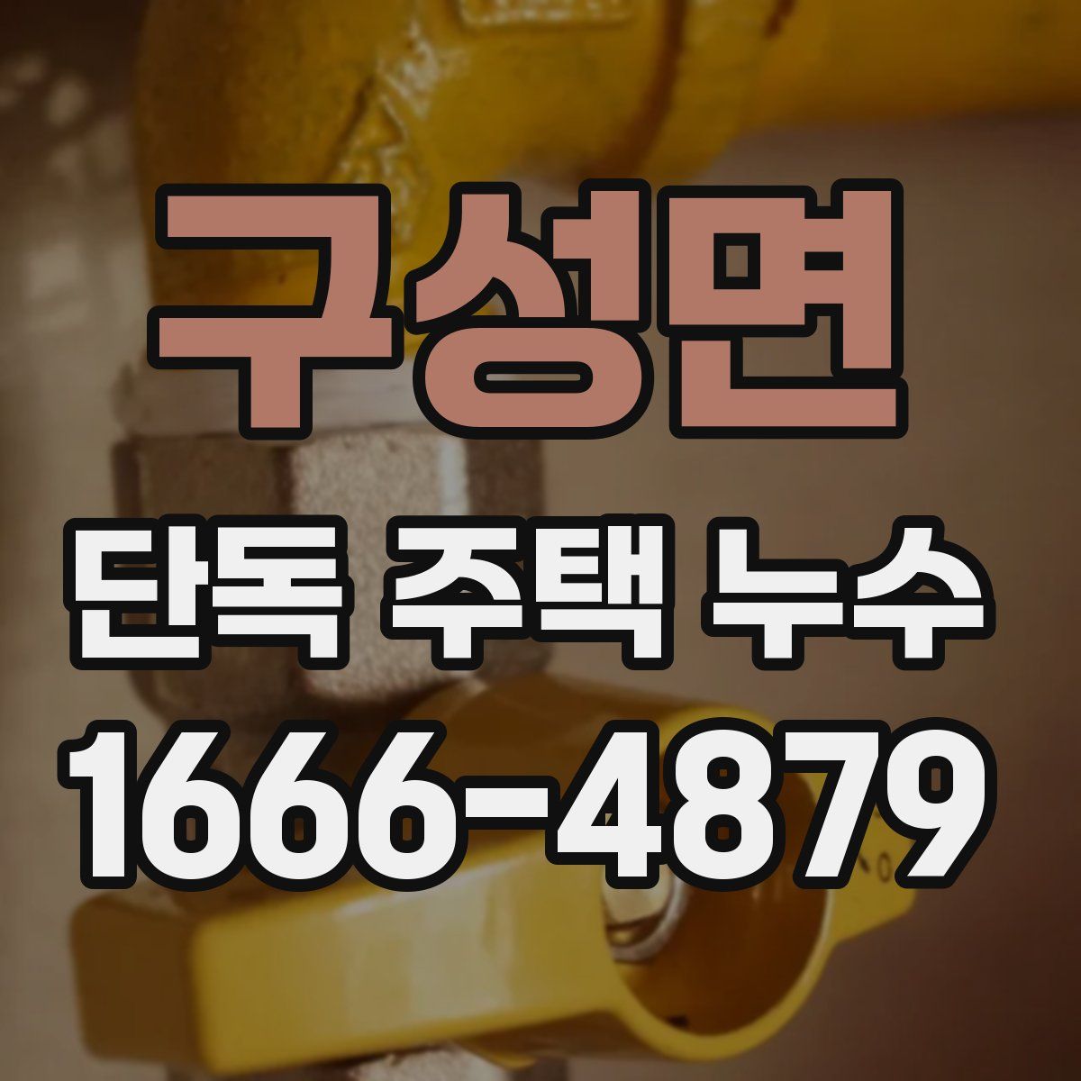 구성면 단독 주택 누수