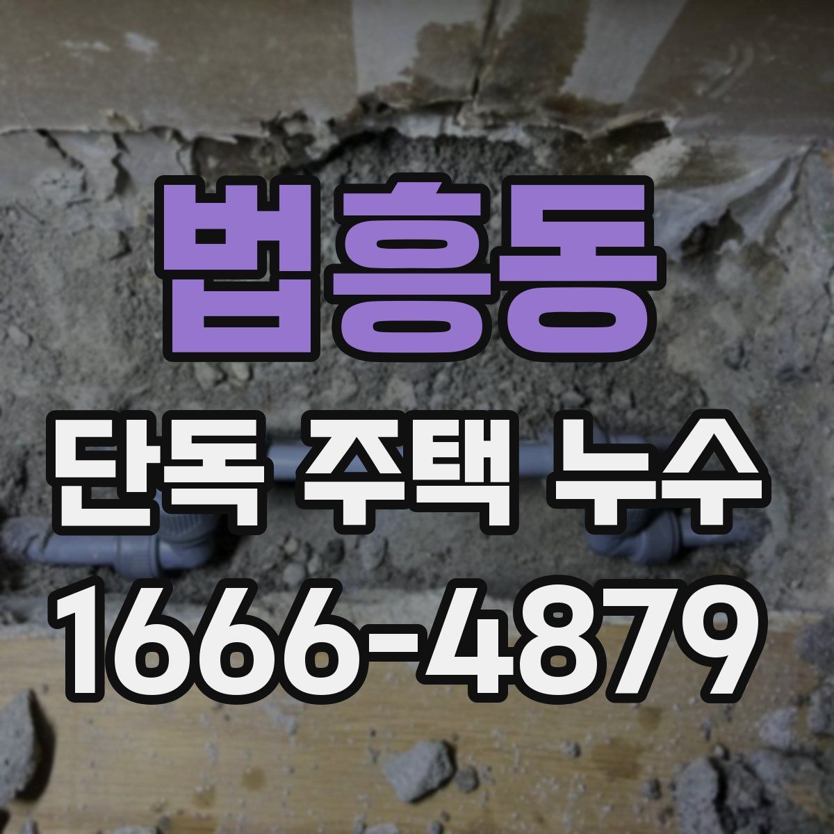 법흥동 단독 주택 누수