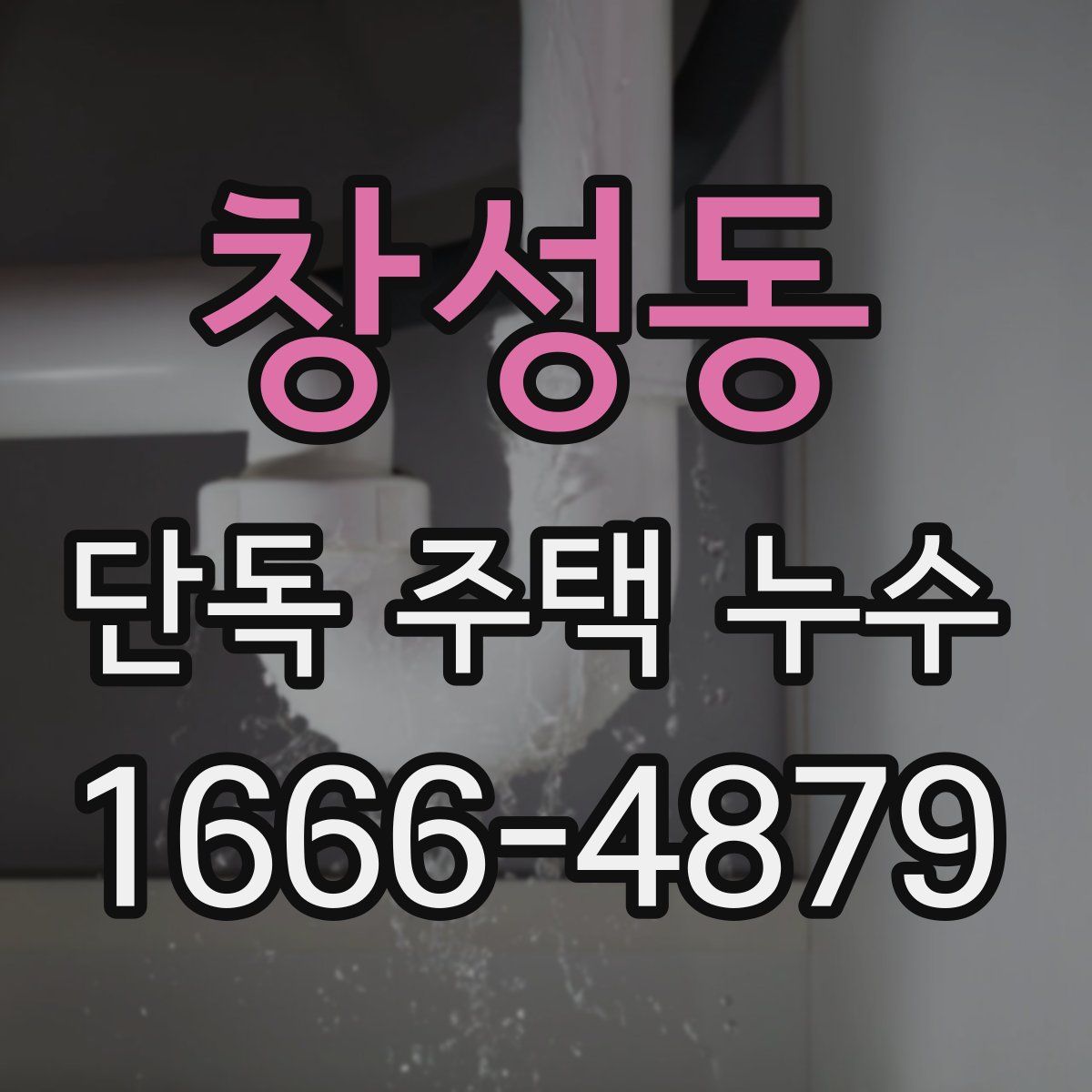 창성동 단독 주택 누수
