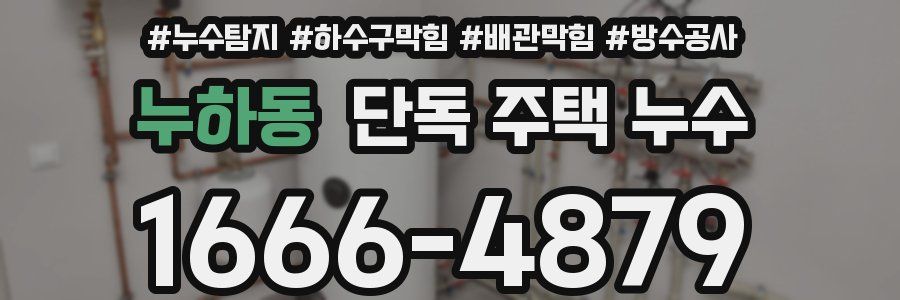 누하동 단독 주택 누수